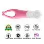 G Spot Vibrator Couple Vibrator with 7 Modes, Upgraded Soft Silicone Dildo Vibrator Nipples Sex Toys Clit Stimulator for Women,Couples and Men (Pink)