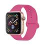 YANCH Compatible with for Apple Watch Band 38mm 42mm 40mm 44mm, Soft Silicone Sport Band Replacement Wrist Strap Compatible with for iWatch Series 4/3/2/1, Nike+,Sport,Edition