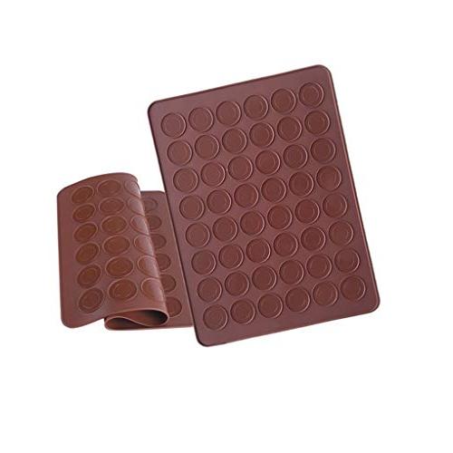 48 Holes Silicone Oven Mat - Baking Macaron Kitchenware Heat-Resistant Non-Stick Tool Cake Utensils for Pastry Making