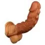 Extended Sleeve expands Silicone Penis Condom Expander to Expand Male Chastity Toys and Extend Reusable Condoms