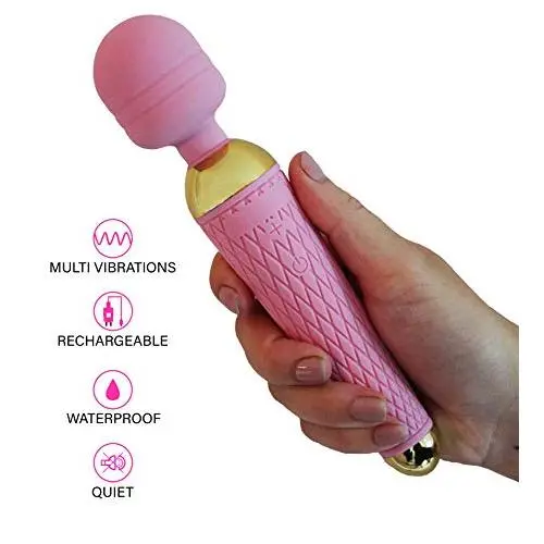 Backstreet Toys Vibrating Massage Wand Cordless Waterproof Rechargeable 3 Speed 10 Patterns Durable Fun for Couples