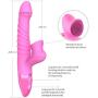 CRYPY Wireless Multi Speed Thrusting & Clitorial Sucking Toy for Women Vibrartor Wand Msaturbers Toys for Woman Adullt Toys - Whisper Quiet - Soft Silicone Personal (Pink)