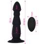 Silicone Vibration Massage Balls Back Plug Toys for Men Women Couples
