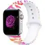 EXCHAR Compatible with Apple Watch Band 40mm 38mm 44mm 42mm Fadeless Pattern Printed Floral Bands Silicone Replacement Band for iWatch Series 5 Series 4/3/2/1 for Women Men
