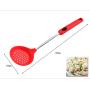Silicone kitchenware set of 6 non-stick kitchen tools cooking silicone shovel spoon silicone kitchenware set(RED)