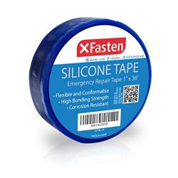 XFasten Silicone Self Fusing Tape 1-Inch x 36-Foot (Blue) Silicone Repair Tape