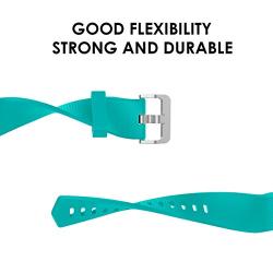 Hanlesi Bands Compatible with Fitbit Charge 2, Soft Silicone Breathable Fashion Sport Strap for Fit bit Charge2 Replacement Original Accessory