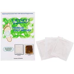 Verseo Overnight Cleansing Foot Pads, Tourmaline Pads to Clean and Energize Your Body (30)