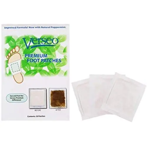 Verseo Overnight Cleansing Foot Pads, Tourmaline Pads to Clean and Energize Your Body (30)