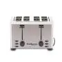 QIN.J.FANG-Kitchen 220V Stainless Steel 4-Slice Toaster,rapid heating widened barbecue trough,LED light indicator