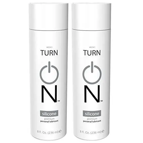 Turn On Silicone Lubricant (8 Ounce (2 Pack))