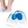Gel Heel Cups, Silicone Heel Pads, U-Shaped Ergonomic Design, for Plantar Fasciitis, Bone Spurs and Achilles Tendon Pain, Shock Absorption Sole and Heel Cup for Foot Care
