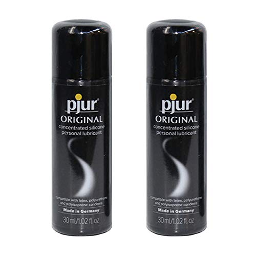 Pjur Original Silicone Personal Lubricant 30ml | 2 Pack | Worlds Premium Silicone Lubricant Provides a Slick, Non-Sticky, Long Lasting Experience