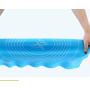POKALI Extra Large Silicone Heat Resistant Nonskid Table Mat, Kitchen Food Grade Non-Stick Silicone Pastry,Mat Pizza Mat, Placement Mat, Dab Mat, Silicone Baking Mat (23.215.5, Bule/Green)-2pack