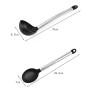 SKYyao Kitchen utensil set Silicone kitchenware nine-piece multi-functional silicone kitchenware set non-stick spatula spoon cookware stainless steel