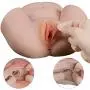 RSOIRSS Relax Toy Lifelike Pocket Pusseys Ssēxy Love Doles for Men Realistic Silcione Live Cūp Adult Toys for Men Hands Free 3D Male Toy