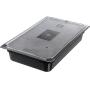 Carlisle 10201B03 StorPlus Full Size Food Pan, Polycarbonate, 4" Deep, Black