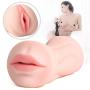 Manual Control Soft Natural Silicone Male Mastubration Cup 2 in 1 Artificial Real Pussy Male Air-Sucking Toys for Male Sexy Underwear Toys for Men T Shirt