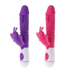 JINGMO-Waterproof Powerful 12 Frequency R?-bbit Vibrarter-G-Spotter Massager -for Adult Six Toys