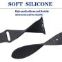 VATI Sport Band Compatible for Apple Watch Band 38mm 40mm 42mm 44mm, Soft Silicone Sport Strap Replacement Bands Compatible with 2019 Series 5 iWatch Apple Watch Series 4/3/2/1, Sport, Nike+, Edition