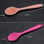 HOT - Spoons - Home Use Mini Silicone Soup Spoon Colorful Heat Resistant Spoons Kitchenware Cooking Tools Utensil Color Random - by Garlic - 1 PCs