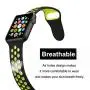 GZ GZHISY Newest Band Compatible for Apple Watch Bands 38mm 40mm 42mm 44mm, Soft Silicone Sport Band Replacement Wristband, Compatible for iWatch Apple Watch Series 4/3 2/1