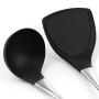 Silicone Shovel Pot Shovel Non-Stick Pot Special Fried Vegetables Household Kitchenware Spoon Spoonful Long Handle Porridge Kitchen
