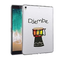 GinHo Customized Protective Cover iPad Pro 11 inch 2018 African Drum with Slim Soft Durable TPU Ultra-Clear Silicone UV Printing Case