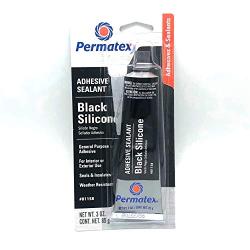 Permatex 81158 Black RTV Silicone Sealant. 3 oz.