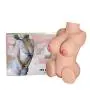 Zytyeu Toy Men Full Toy Torso Size Women Fun 2 Holes 100% Safety Silicone - Cant Say It, But I Need Her Toy Men