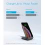 Anker Wireless Charger, PowerWave 7.5 Stand with Internal Cooling Fan, 7.5W for iPhone 11, 11 Pro, 11 Pro Max, Xs Max, XR, XS, X, 8, 8 Plus, 10W for Galaxy S10 S9, Note 10 (with Quick Charge Adapter)
