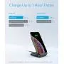 Anker Wireless Charger, PowerWave 7.5 Stand with Internal Cooling Fan, 7.5W for iPhone 11, 11 Pro, 11 Pro Max, Xs Max, XR, XS, X, 8, 8 Plus, 10W for Galaxy S10 S9, Note 10 (with Quick Charge Adapter)