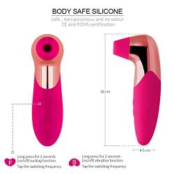 kangzl Six Toys for Women Thrusting Clǐtoris G%spót Sucking Women Nǐpple Vǐbrátors Body Stimulator Vibrate Adult Toys for Woman, Multi Frequency Licking Mode, Waterproof Mute USB Charging