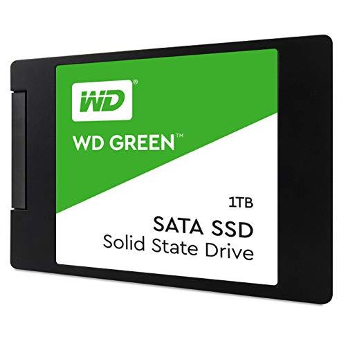 WD Green 1TB Internal PC SSD - SATA III 6 Gb/s, 2.5"/7mm - WDS100T2G0A