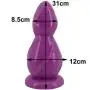 12.2 Inch Realistic Double Layer Silicone Toy with Strong Suction Cup