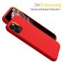 Miracase Liquid Silicone Case Compatible with iPhone 11 Pro 5.8 inch(2019), Gel Rubber Full Body Protection Shockproof Cover Case Drop Protection Case（Red）