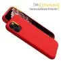 Miracase Liquid Silicone Case Compatible with iPhone 11 Pro 5.8 inch(2019), Gel Rubber Full Body Protection Shockproof Cover Case Drop Protection Case（Red）