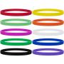 GOGO Silicone Wristbands Sport Rubber Bracelets Thin Bands Party Favor Gifts