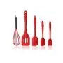 Silicone Kitchenware Set Of 5 Cooking Spoon Shovel Whisker Brush Kitchen Tool