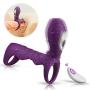 Soft Relax Massage Wireless Quiet Còckring Relax Toy Powerful Strong Vibration Delay Ring Silicone Massage Ring USB Charging Ceinim Relax Toys