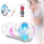 SHOOPPEE G spòt Vibrant Toy，Realistic-Pusseys Super Real Soft & Tight Mini Torso Flesh Men Toys，Best Gift for Male (Color : Transparent)