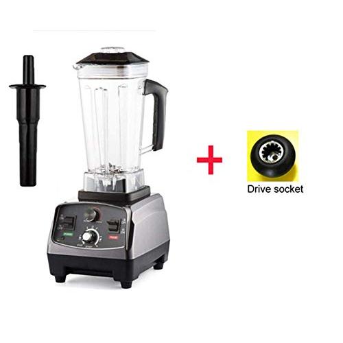 2L Jar Timer Super 2200W Heavy Duty Professional Smart Blender Mixer Juicer Fruit Food Processor Ice Smoothies Crusher,With Extra Driver,Eu Plug