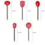 Silicone Kitchenware Stainless Steel Handle Silicone Heat-Resistant Non-stick Cooking Pot Baking Set Kitchen Cookware Tool, Kitchenware