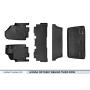 MAXLINER Floor Mats 3 Rows and Cargo Liner Behind 3rd Row Set Black for 2018-2019 Honda Odyssey