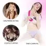 Woman Strapless Vibe Double Silicone Toy Adult 9 Speed Tshirt