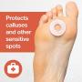 ZenToes Soft Foam Callus Cushions Round Waterproof Pads Toe and Foot Protectors (48 Count)