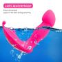 Bfucky Lovely and Fascinating Love Eggs Wireless Remote Silicone USB Quite Ravel Women Bullet Eggs Vibrant Toy for Women Lightweight - Start Your Sweet Exploration Bfucky