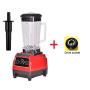 220V/110V 3Hp 2L Commercial Grade Home Professional Smoothies Power Blender Food Mixer Juicer Food Fruit Processor,Red Extra Dirver,Eu Plug