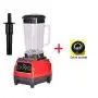 220V/110V 3Hp 2L Commercial Grade Home Professional Smoothies Power Blender Food Mixer Juicer Food Fruit Processor,Red Extra Dirver,Eu Plug