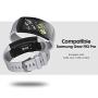 NotoCity Compatible Samsung Gear Fit2 Pro Band Solft Silicone Gear Fit2 Watch Strap for Samsung Gear Fit2 Pro Smartwatch Bans (Grey, Large)